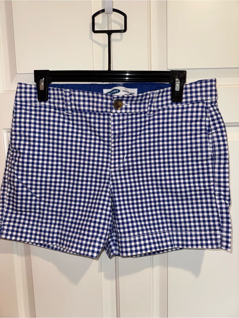Old Navy Blue and White Gingham Women’s Shorts